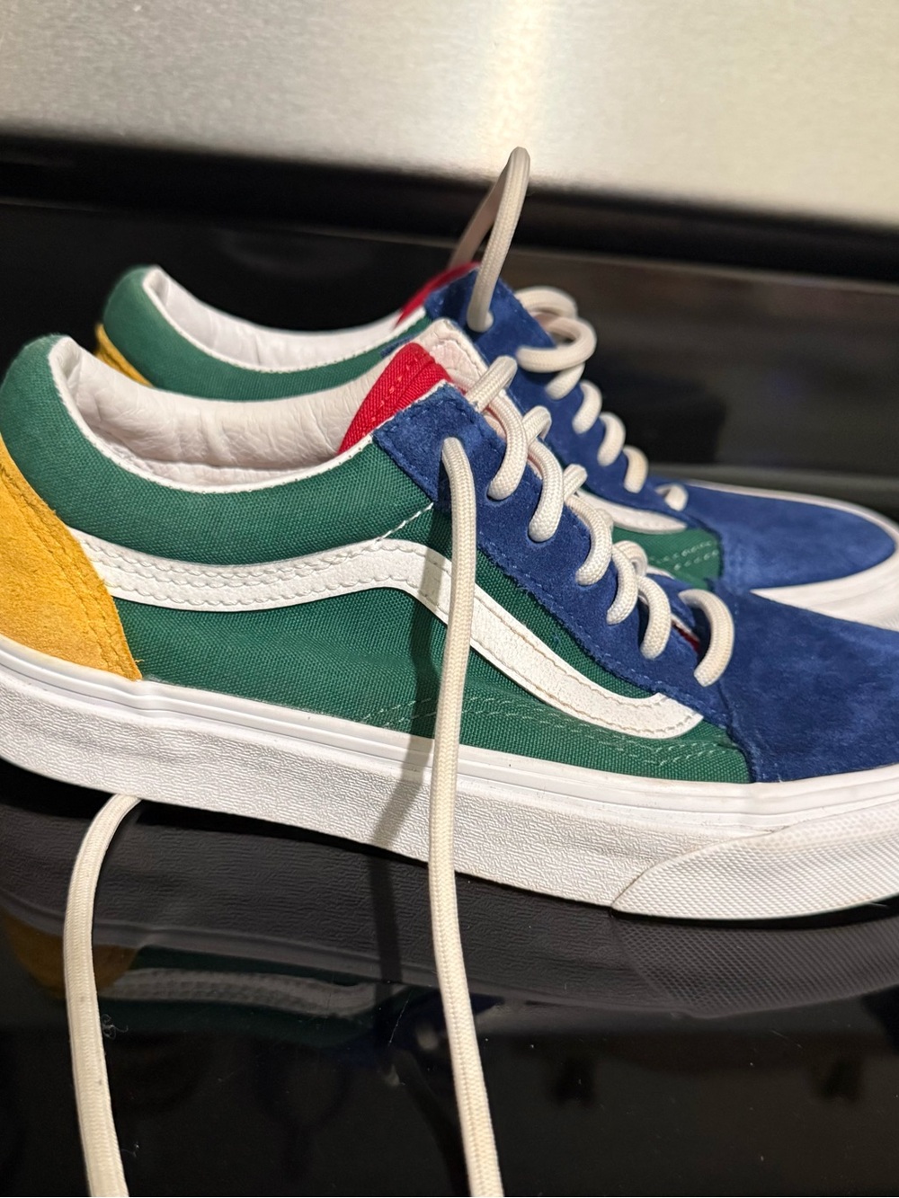 Vans Old Skool Yacht Club Color Block Suede Unisex Shoes Mens 3.5 Womens 5.0